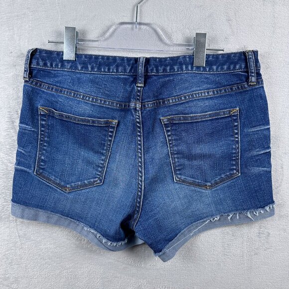 Vintage Gap 1969 Slim Cut Off Maddie Shorts V/305753 Women's Blue Size 31 - Picture 2 of 9